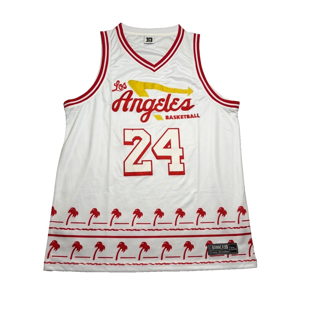 Banner 18 Los Angeles Lakers x In-N-Out Burger Jersey Kobe Bryant Size XL